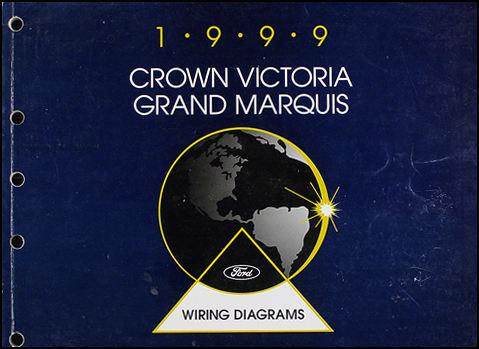 1999 Ford Crown Victoria Mercury Grand Marquis Wiring Diagram Manual