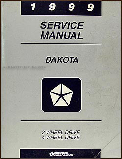 1999 Dodge Dakota Repair Manual Original 