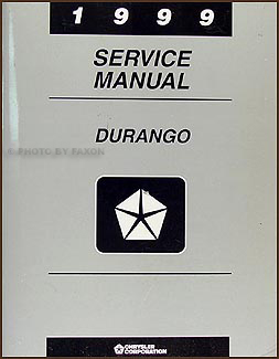 1999 Dodge Durango Repair Manual Original