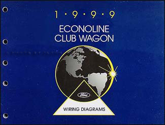 1999 Ford Econoline Van & Club Wagon Wiring Diagram Manual Original