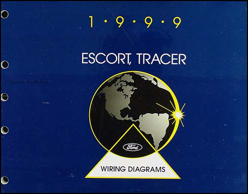 1999 Escort and ZX-2 and Tracer Wiring Diagram Manual Original