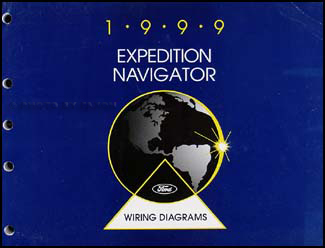 1999 Ford Expedition Lincoln Navigator Wiring Diagram Manual Original