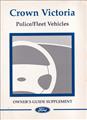 1999 Ford Crown Victoria Police Interceptor and Fleet Owner's Manual Supplement Original