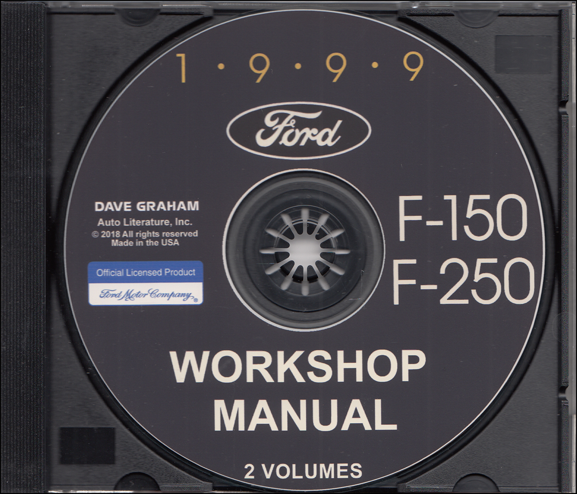 1999 Ford F-150 F-250 Repair Shop Manual on CD-ROM Original