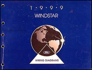 1999 Ford Windstar Wiring Diagram Manual Original