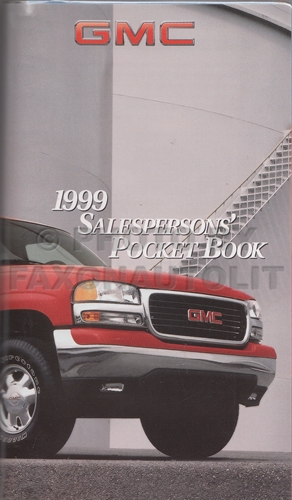 1999 GMC Pocket Facts Book Dealer Album Original 