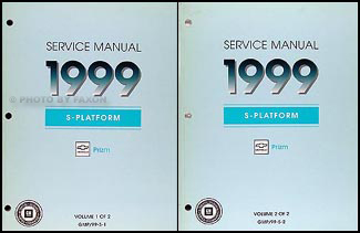 1999 Chevy Geo Prizm Repair Manual Original 2 Volume Set 