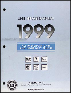 1999 GM Automatic Transmission Overhaul Manual Original