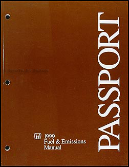 1999 Honda Passport Fuel & Emissions Repair Manual Original 
