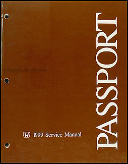 1999 Honda Passport Repair Manual Original 
