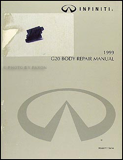 1999-2002 Infiniti G20 Body Repair Manual Original 