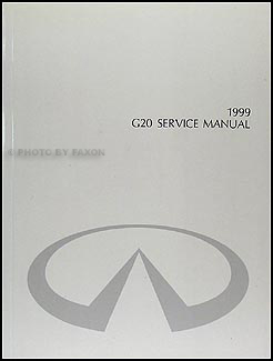 1999 Infiniti G20 Repair Manual Original
