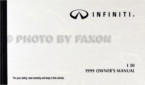 1999 Infiniti I30 Owner's Manual Original