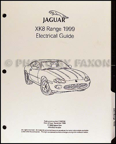 1999 Jaguar XK8 Electrical Guide Wiring Diagram Original