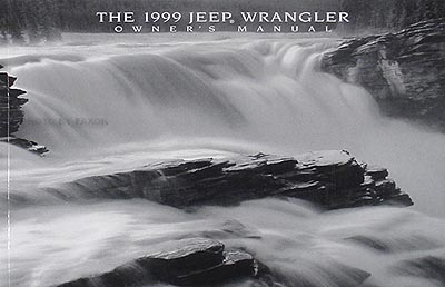 1999 Jeep Wrangler Original Owner's Manual