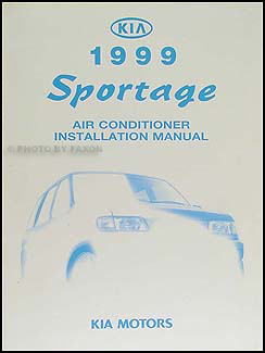 1999 Kia Sportage A/C Installation Manual Original