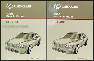 1999 Lexus LS 400 Repair Manual Original 2 Volume Set