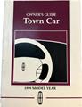 1999 Lincoln Town Car Owner's Manual Original