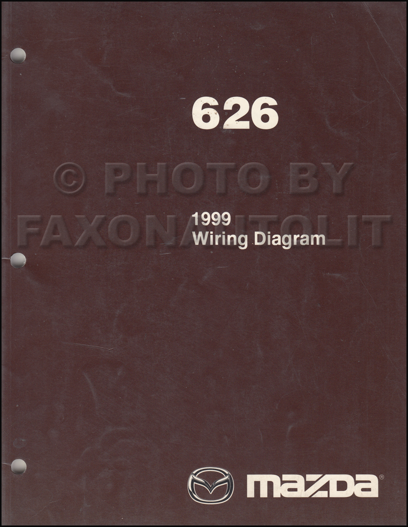 1999 Mazda 626 Wiring Diagram Manual Original