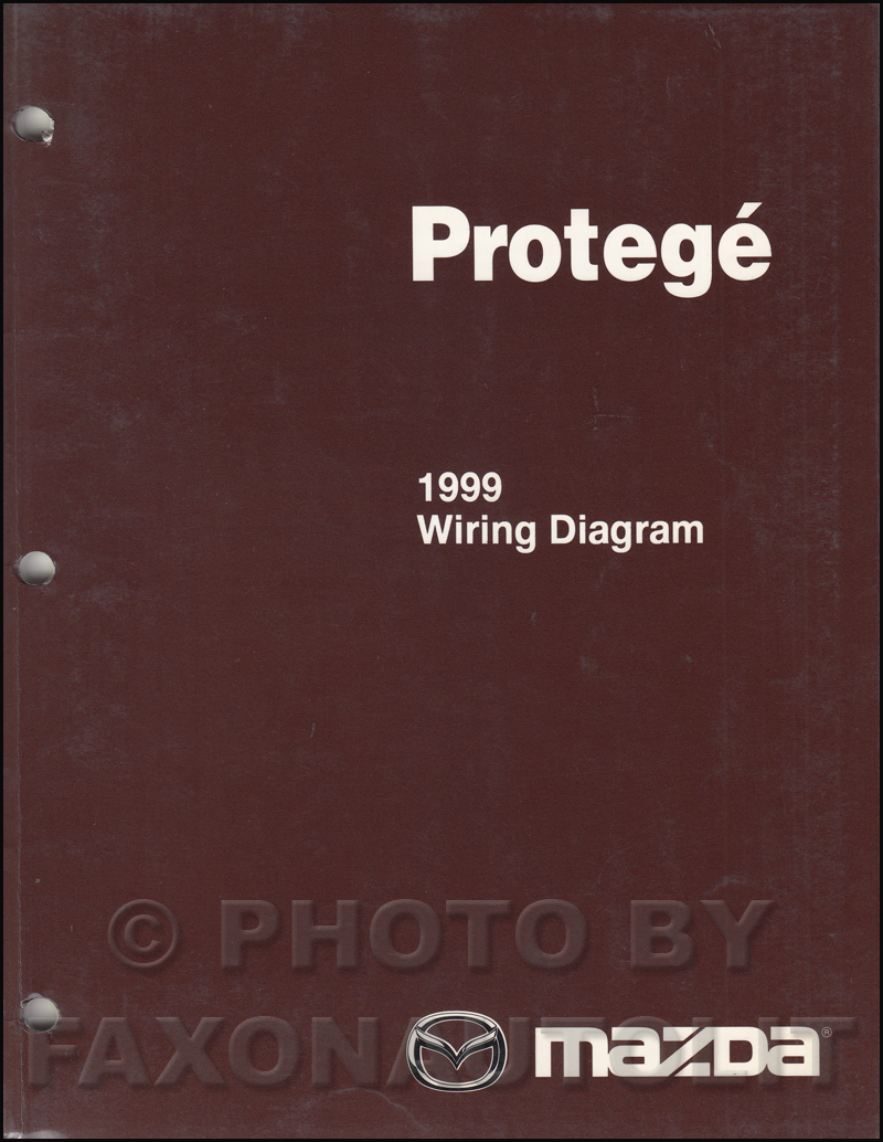 1999 Mazda Protege Wiring Diagram Manual Original