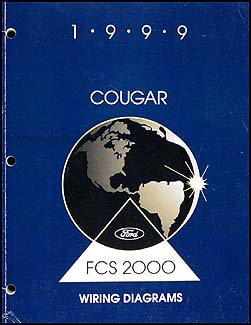 1999 Mercury Cougar Wiring Diagram Manual Original