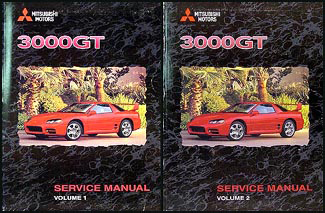 1999 Mitsubishi 3000GT Original Repair Shop Manual Set