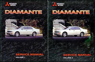 1999 Mitsubishi Diamante Repair Manual Set Original