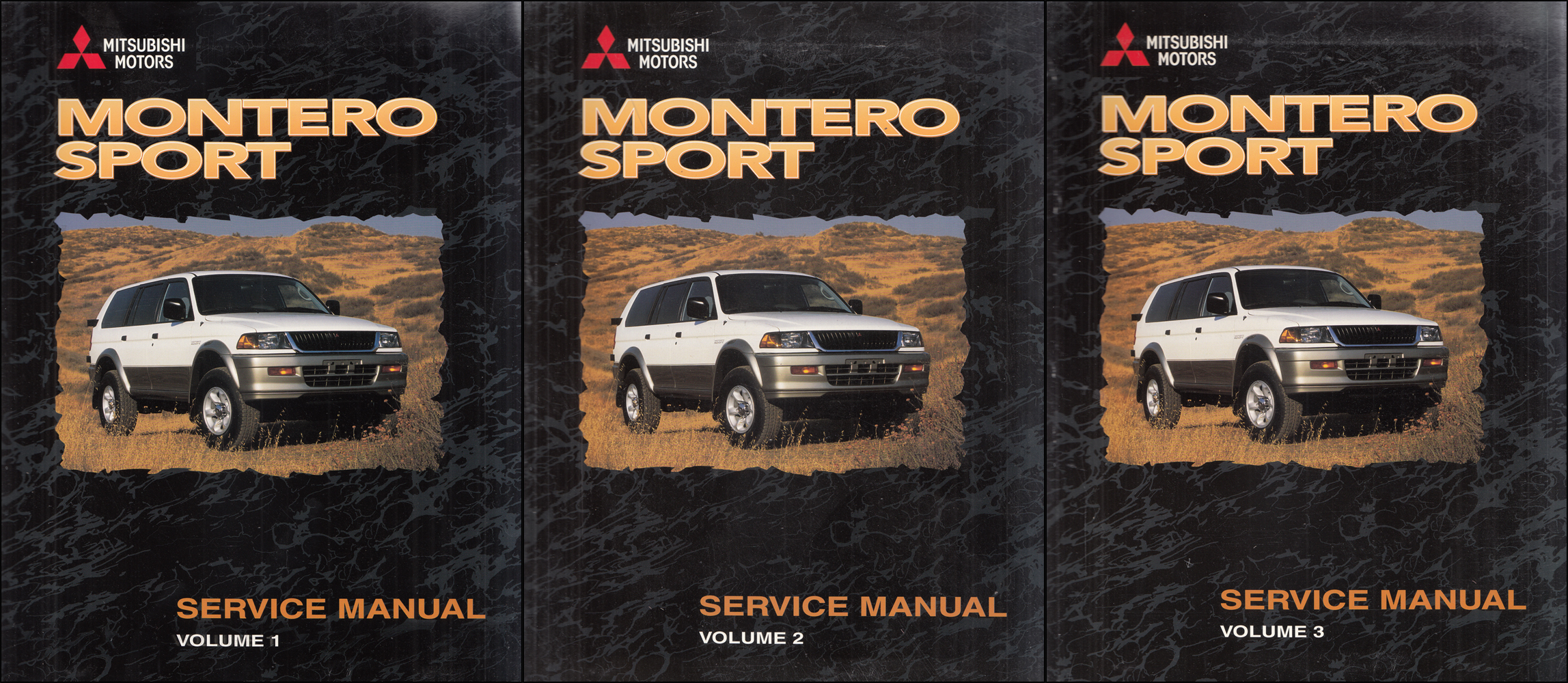1999 Mitsubishi Montero Sport Repair Manual Set Original