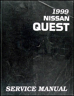 1999 Nissan Quest Van Repair Manual Original