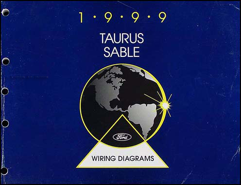 1999 Ford Taurus & Mercury Sable Wiring Diagram Manual Original