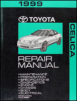 1999 Toyota Celica Repair Manual Original 