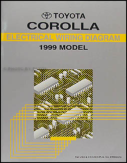 1999 Toyota Corolla Wiring Diagram Manual Original