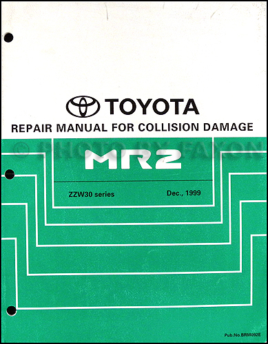 1990-1993 Toyota Celica Body Collision Repair Manual Original