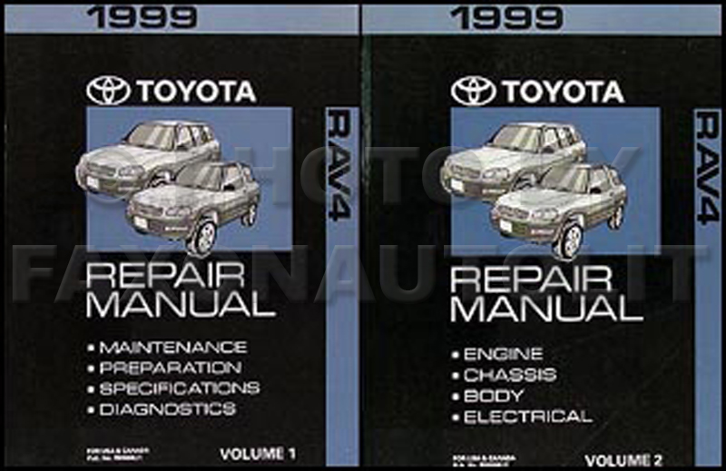 1999 Toyota RAV4 Repair Manual Set Original