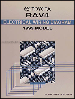 1999 Toyota RAV4 Wiring Diagram Manual Original