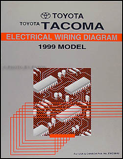 1999 Toyota Tacoma Pickup Wiring Diagram Manual Original