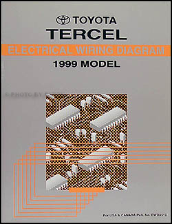 1999 Toyota Tercel Wiring Diagram Manual Original