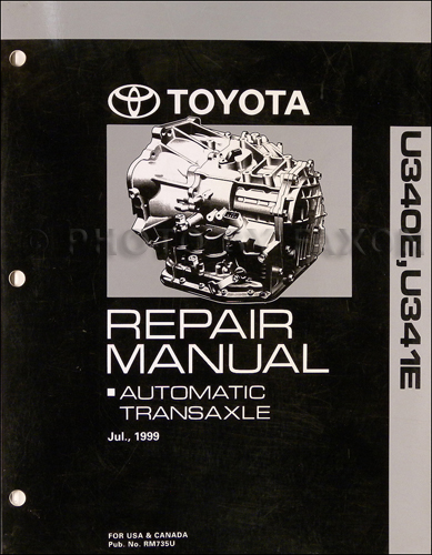 2000-2006 Celica, Echo, Xa, Xb Automatic Transmission Repair Shop Manual