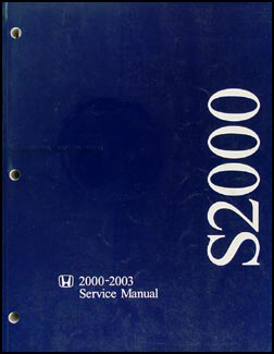 2000-2003 Honda S2000 Repair Manual Original 