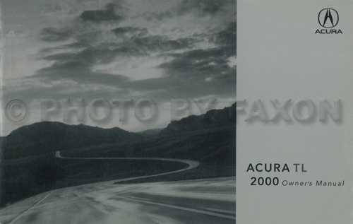 2000 Acura TL Owners Manual Original