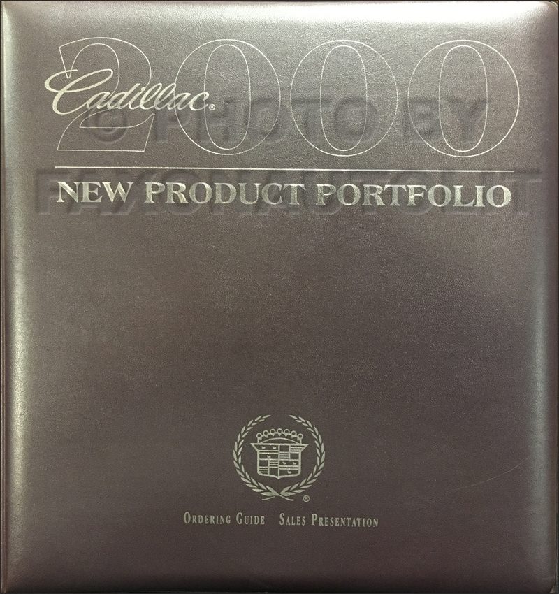 2000 Cadillac Product Portfolio - Data Book and Color & Upholstery Album