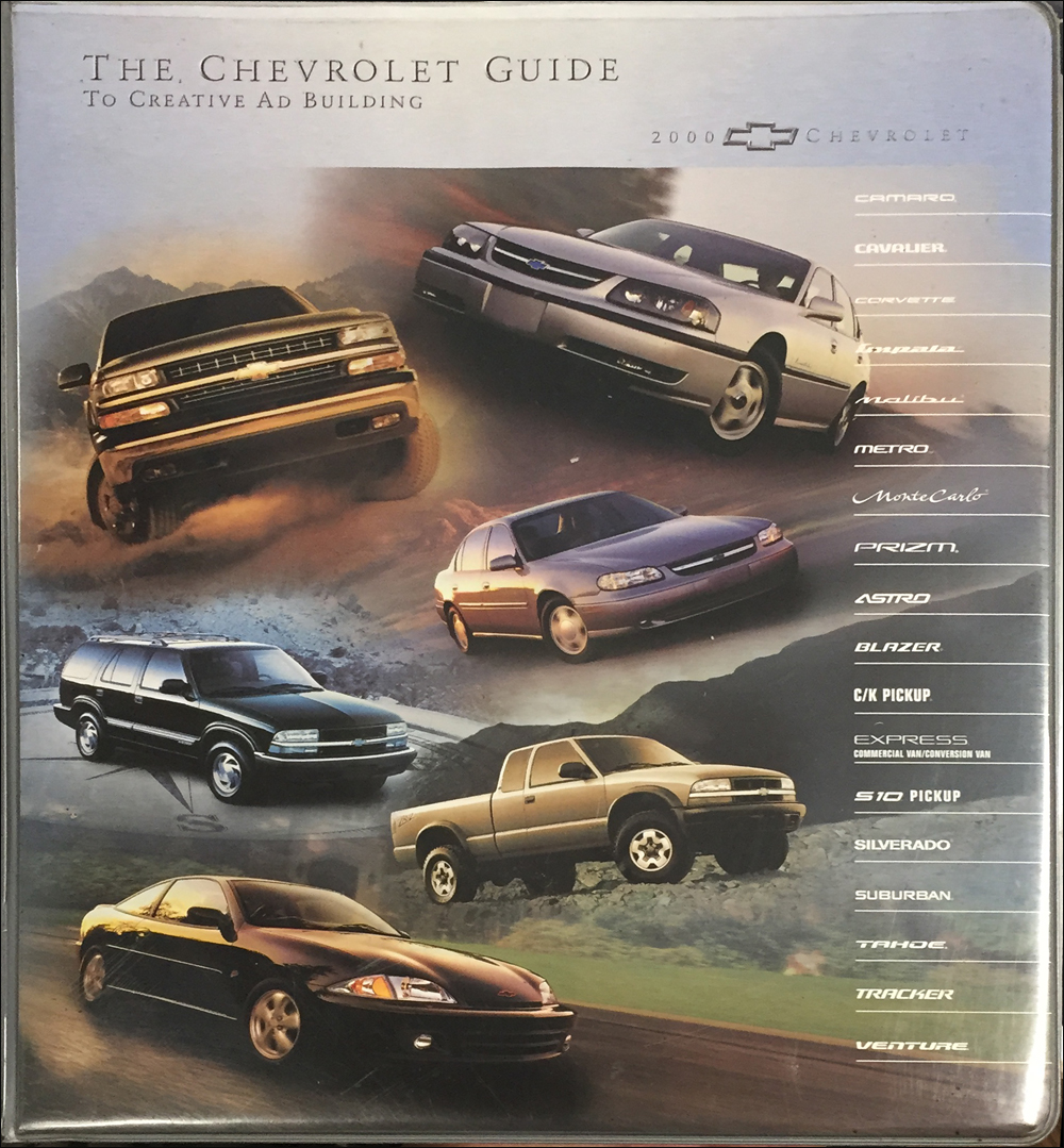 2000 Chevrolet Dealer Advertising Planner Original 