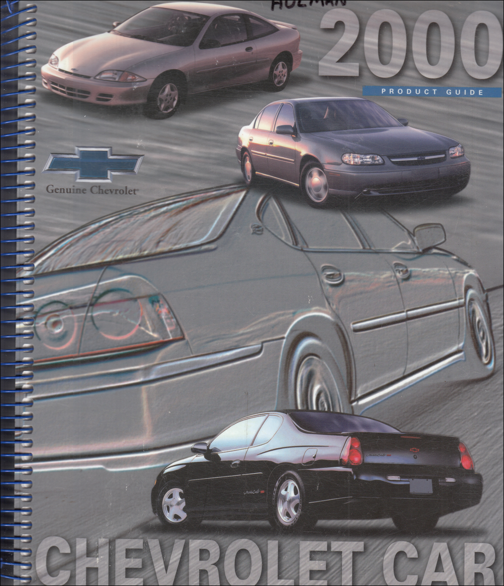 2000 Chevrolet Car Data Book Dealer Album with Color and Upholstery Original