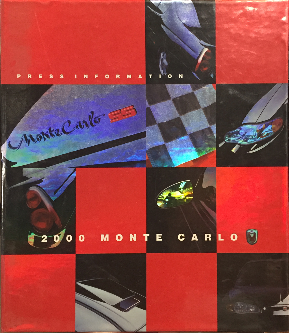 2000 Chevrolet Monte Carlo Press Kit Original 