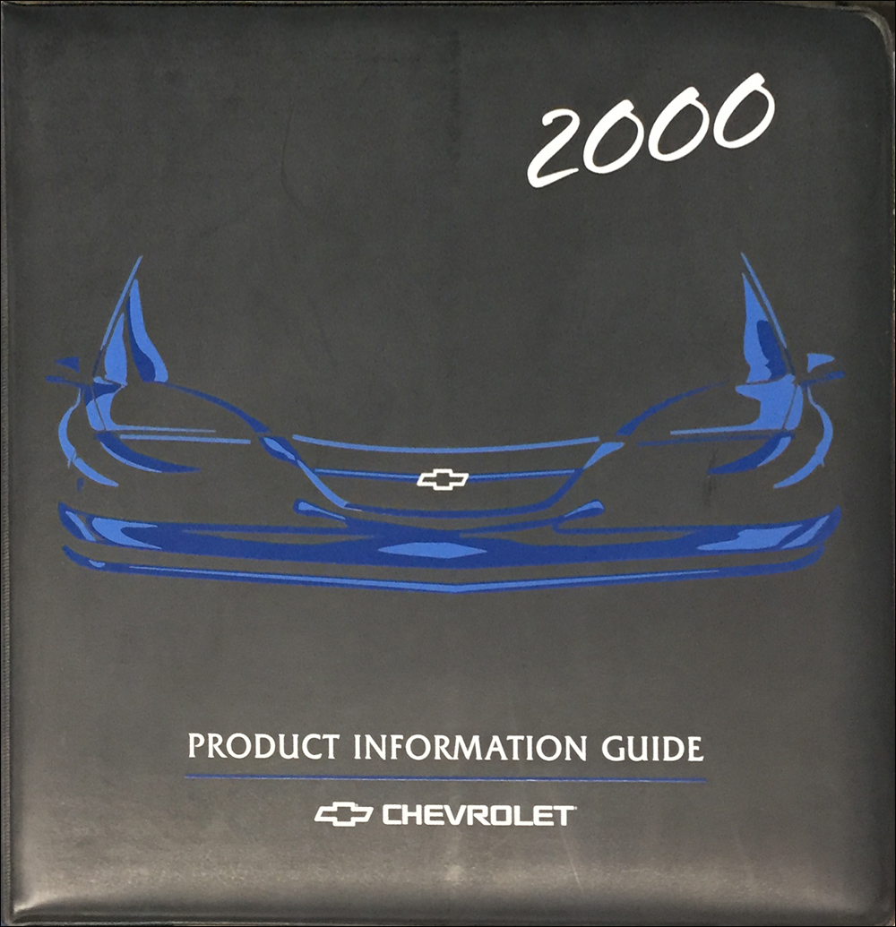 2000 Chevrolet Technical Press Kit Original 
