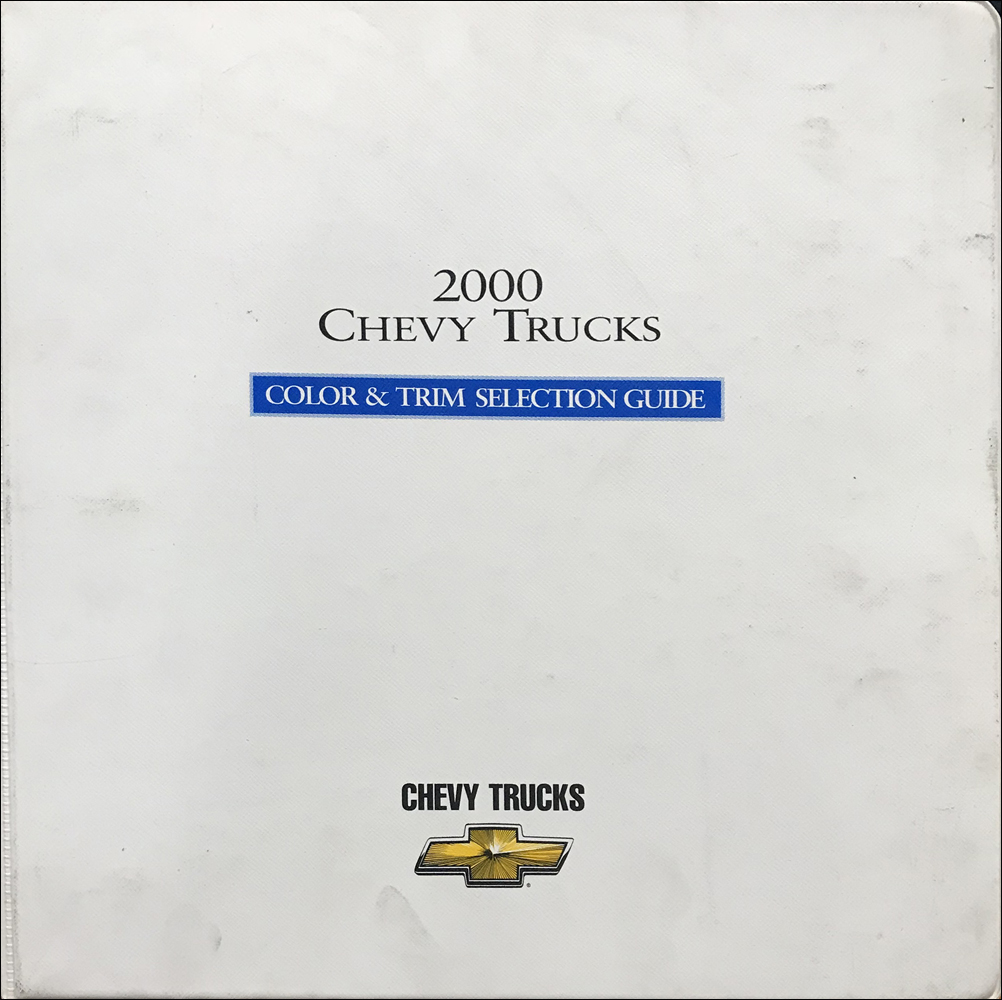 2000 Chevrolet Truck Color and Upholstery Dealer Album Original
