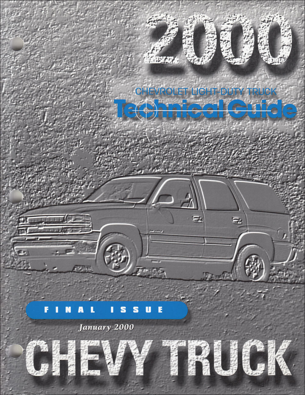 2000 Chevrolet Truck Technical Guide Dealer Album Original Final Issue