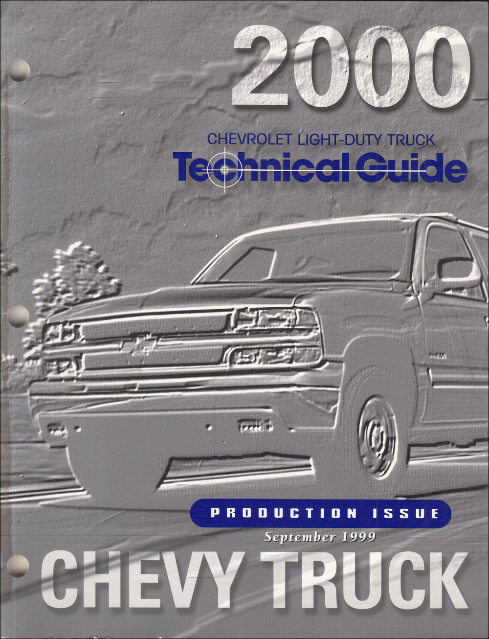 2000 Chevrolet Truck Technical Guide Dealer Album Original Production Issue