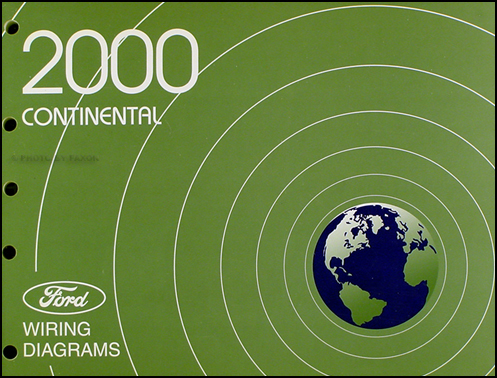 2000 Lincoln Continental Wiring Diagram Manual Original