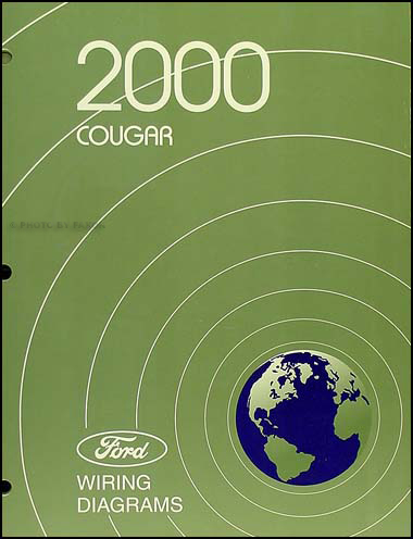 2000 Mercury Cougar Wiring Diagram Manual Original